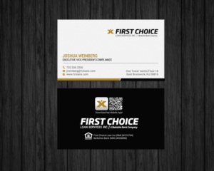 Business Card Design by chandrayaan.creative for First Choice Loan Services | Design: #19330455