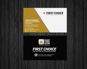 Business Card Design by chandrayaan.creative for First Choice Loan Services | Design: #19330462