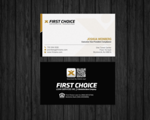 Business Card Design by chandrayaan.creative for First Choice Loan Services | Design: #19330463