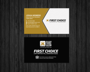Business Card Design by chandrayaan.creative for First Choice Loan Services | Design: #19330466