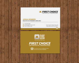 Business Card Design by chandrayaan.creative for First Choice Loan Services | Design: #19331688