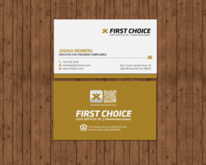 Business Card Design by chandrayaan.creative for First Choice Loan Services | Design: #19331689