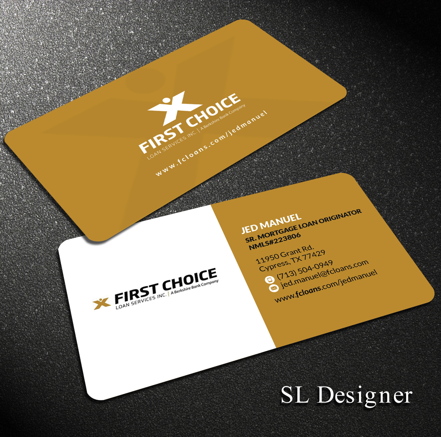 Business Card Design by SL Designer for First Choice Loan Services | Design #19329406