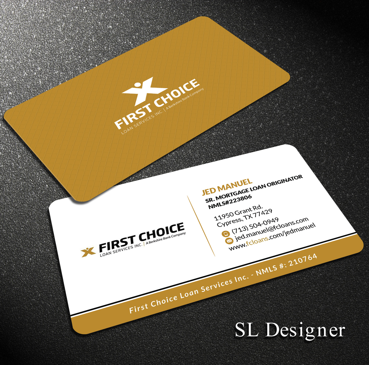 Business Card Design by SL Designer for First Choice Loan Services | Design #19329408