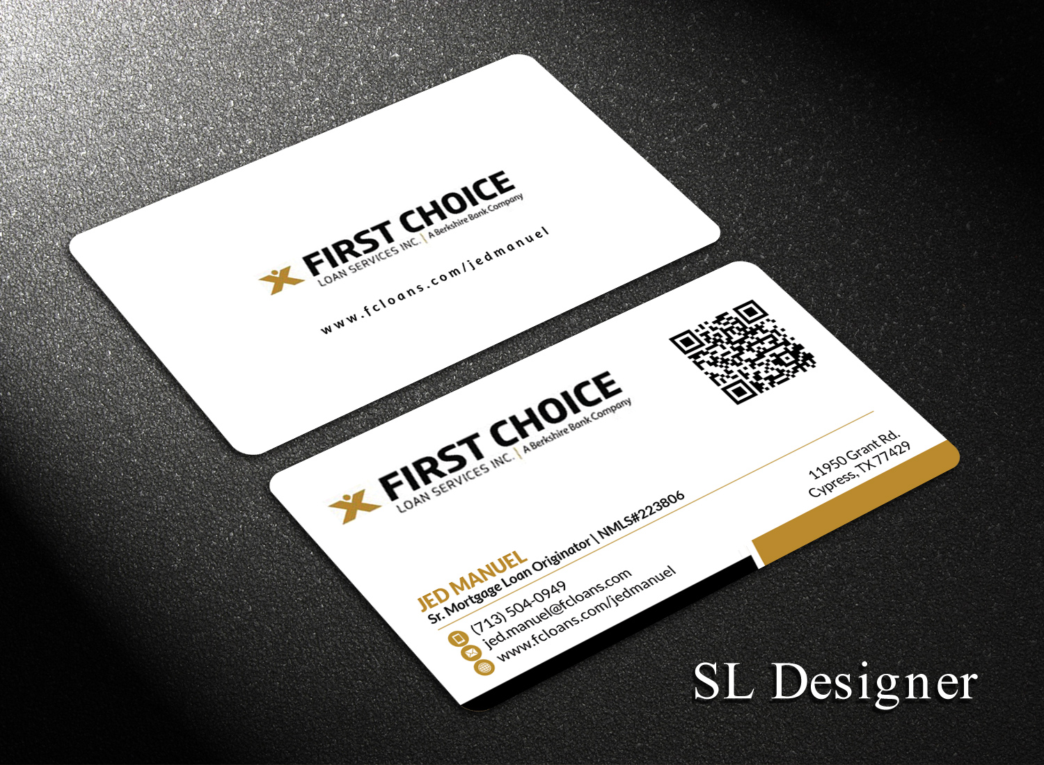 Business Card Design by SL Designer for First Choice Loan Services | Design #19329426