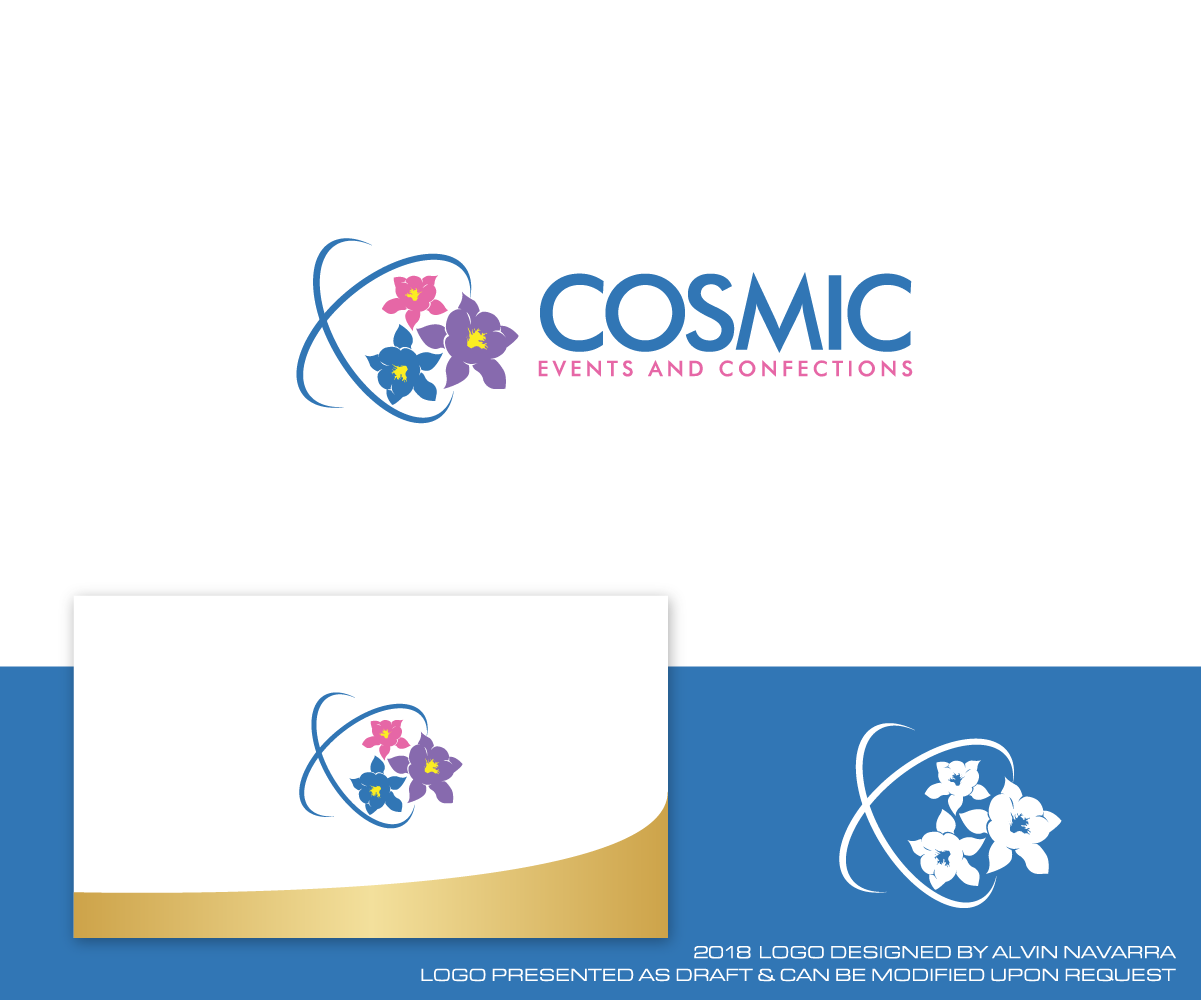 Logo Design by alvinnavarra for Cosmic Events and Confections | Design #19346495