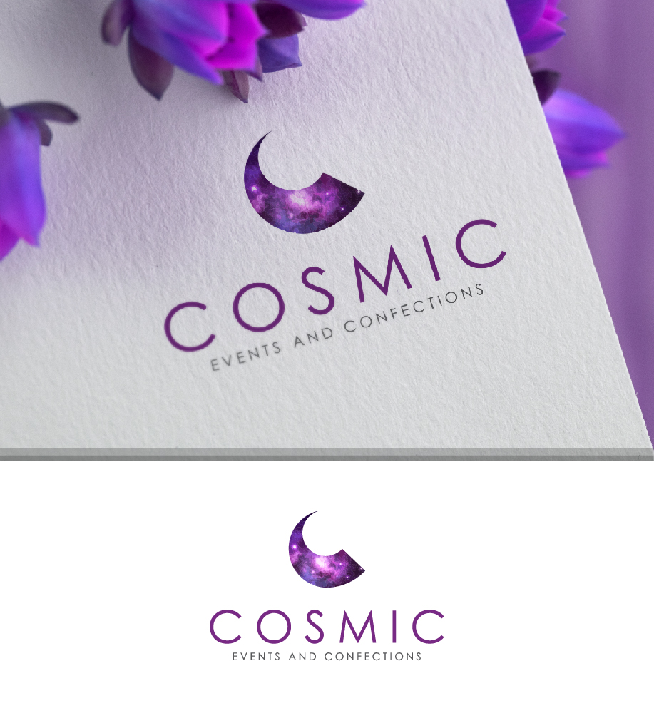 Logo Design by sushsharma99 for Cosmic Events and Confections | Design #19337322