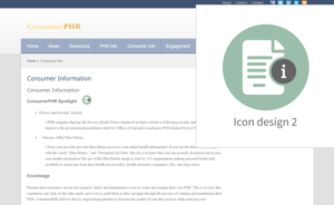 ConsumerPHR-Website Reference Symbol | Graphic Design by Tejas_G