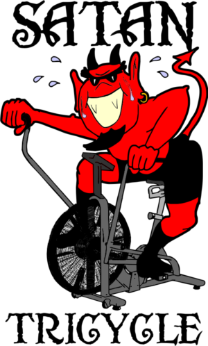 Satan's Tricycle or The Devil's Big Wheel | Diseño de Camiseta por ChrisMoon