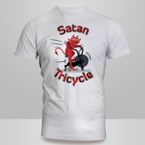 Satan's Tricycle or The Devil's Big Wheel | Diseño de Camiseta por Kero