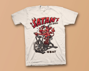 Satan's Tricycle or The Devil's Big Wheel | Diseño de Camiseta por B'signs
