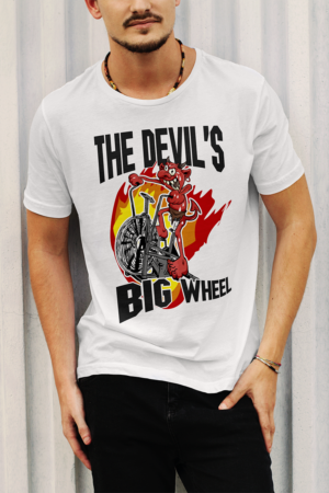 Satan's Tricycle or The Devil's Big Wheel | Diseño de Camiseta por dundun