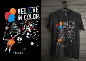 Blizzard IRiS LED Video Wall Graffiti Stencil T-Shirt Designs | Design de T-shirt par denuj