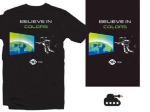 Blizzard IRiS LED Video Wall Graffiti Stencil T-Shirt Designs | T-Shirt-Design von ArtTank