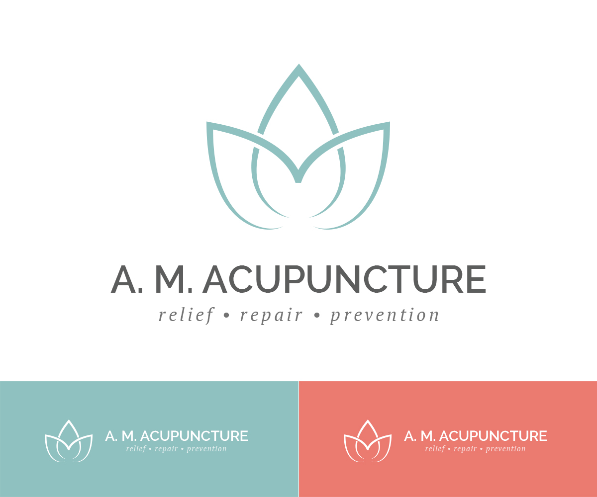 Logo Design by Andrés Sebastián for A. M. Acupuncture, LLC | Design #19510862