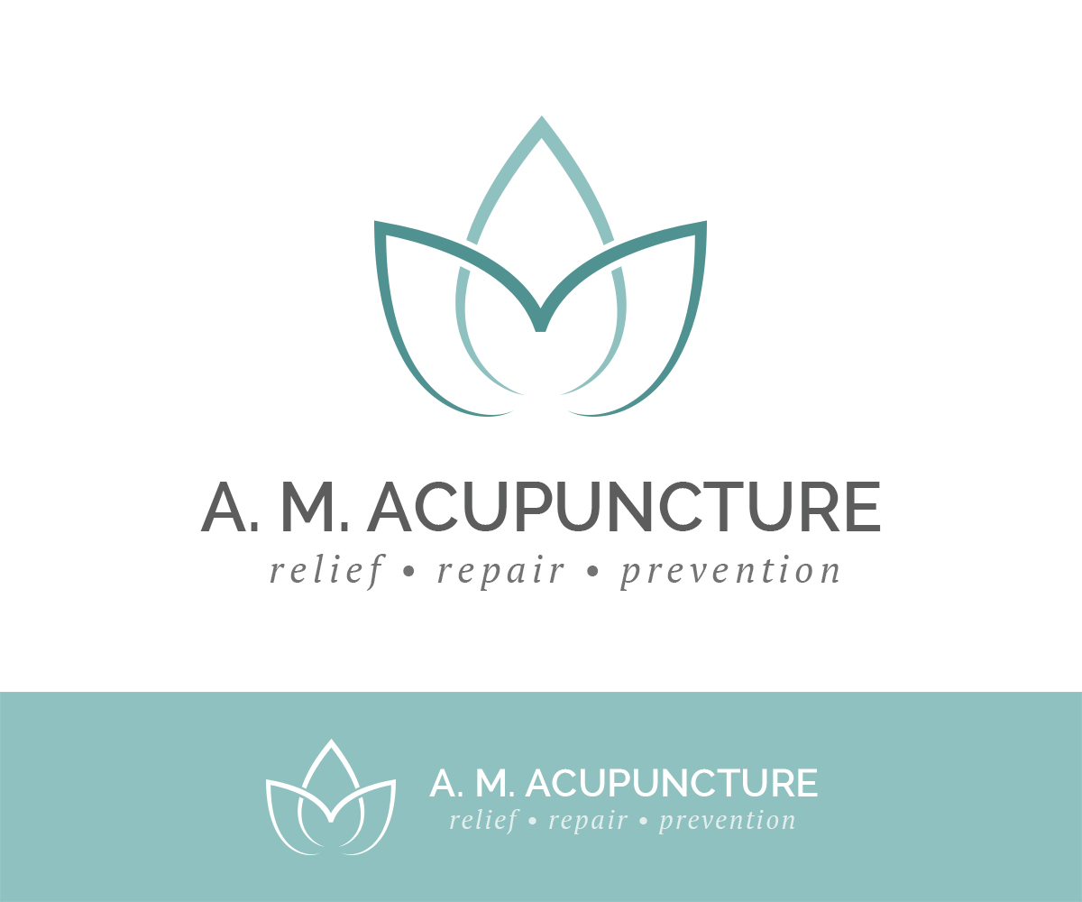Logo Design by Andrés Sebastián for A. M. Acupuncture, LLC | Design #19512512