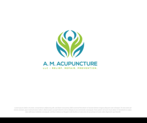 Logo Design by Md Amran Hossain for A. M. Acupuncture, LLC | Design: #19350120