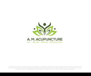 Logo Design by Md Amran Hossain for A. M. Acupuncture, LLC | Design: #19350121