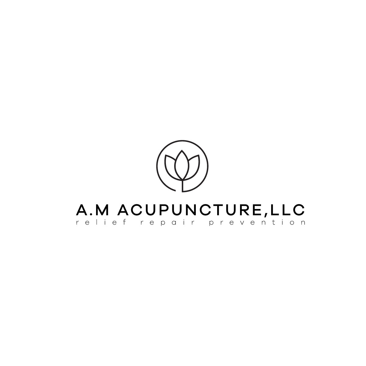 Logo Design by **INCREDIBLEDESIGNERS** for A. M. Acupuncture, LLC | Design #19478025