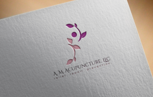 Logo Design by Rosaleen for A. M. Acupuncture, LLC | Design: #19347328