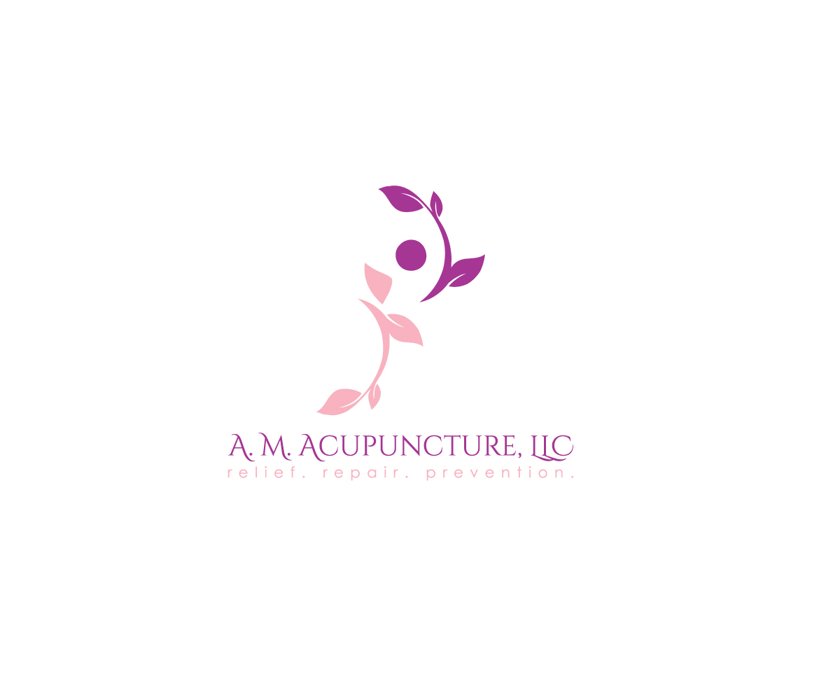 Logo Design by Rosaleen for A. M. Acupuncture, LLC | Design #19347329