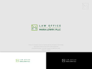 Law Office of Maria Lowry, PLLC | Logo Design by Kejo87