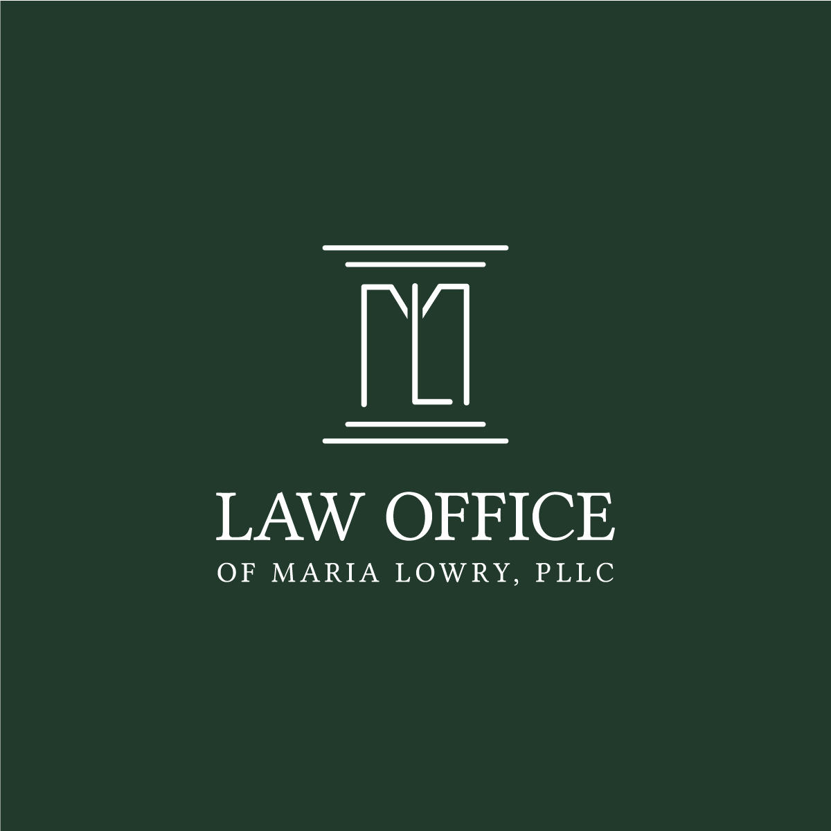 Logo Design by **INCREDIBLEDESIGNERS** for Law Office of Maria Lowry, PLLC | Design #19342036