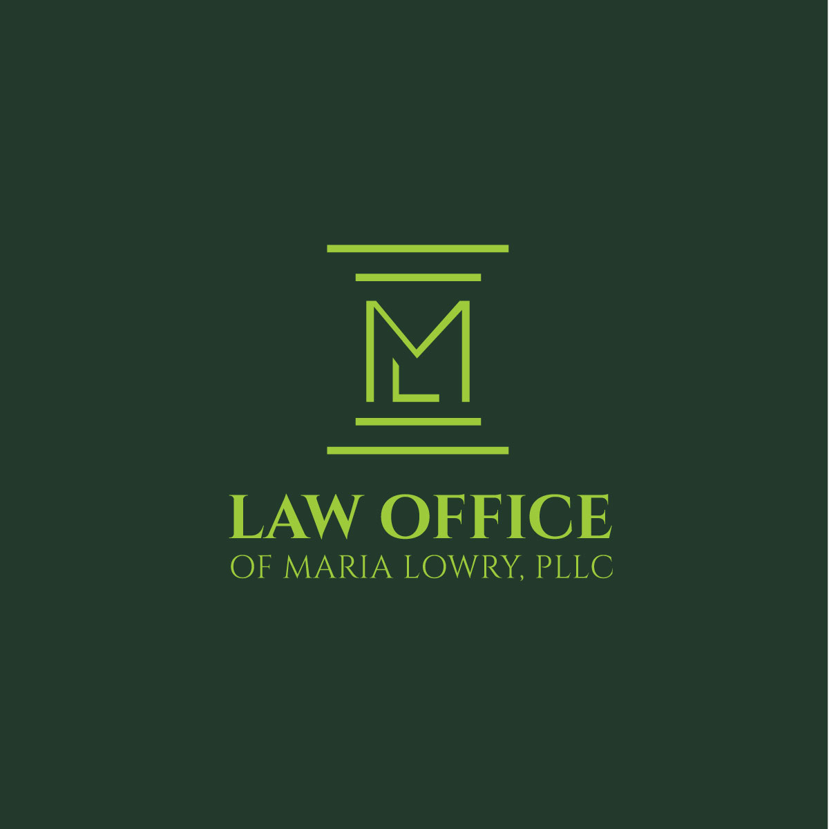 Logo Design by **INCREDIBLEDESIGNERS** for Law Office of Maria Lowry, PLLC | Design #19400486