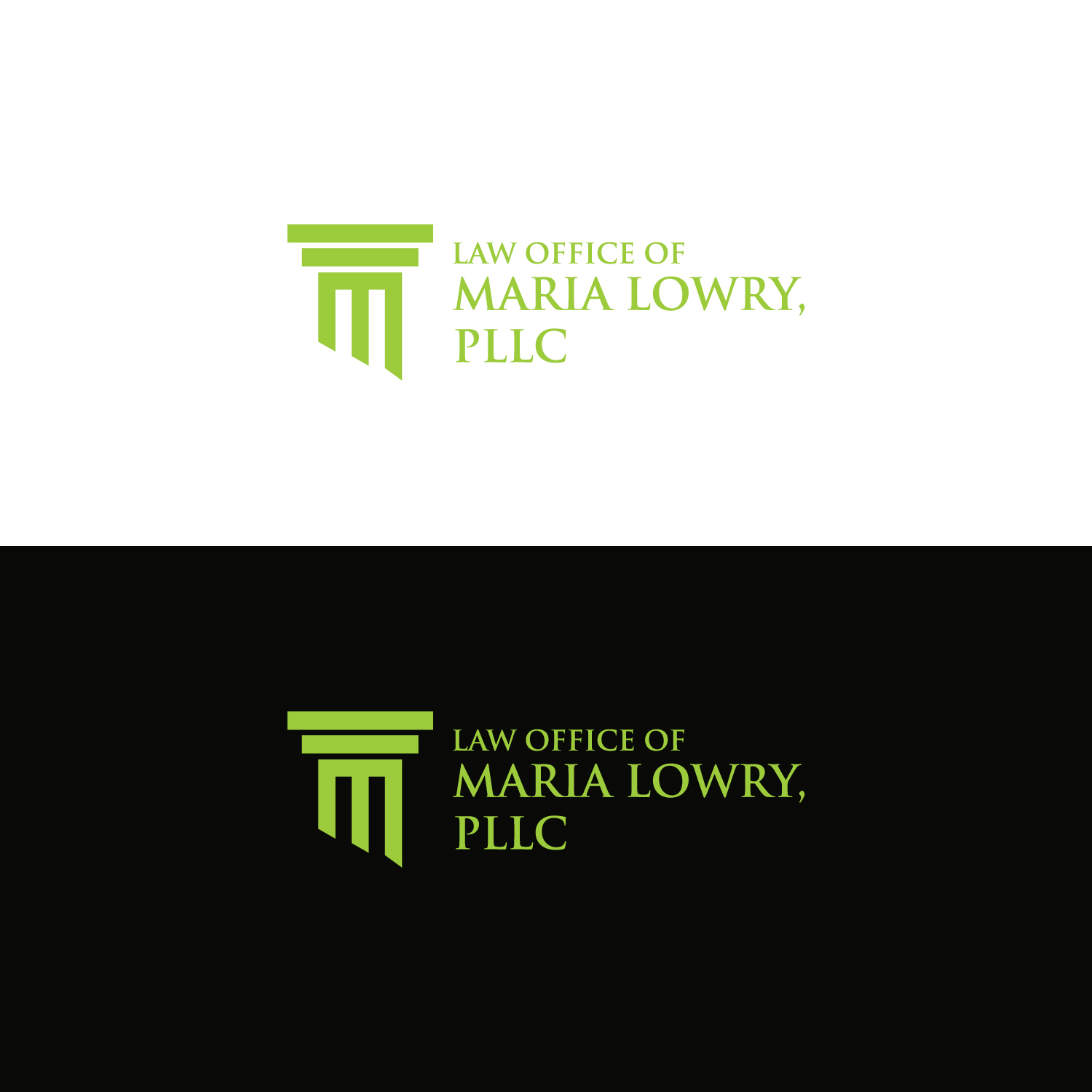 Diseño de Logo por MD 17 para Law Office of Maria Lowry, PLLC | Diseño #19336734