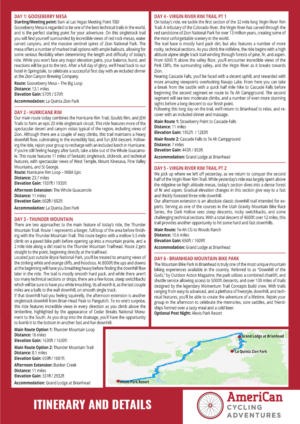 Broschüren-Design von Sheingart für AmeriCan Cycling Adventures  | Design: #19660739