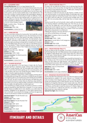 Broschüren-Design von Sheingart für AmeriCan Cycling Adventures  | Design: #19660961