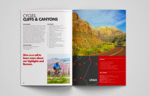 AmeriCan Cycling Adventures Brochure | Brochure Design by Daniel James