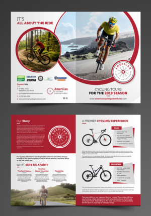 AmeriCan Cycling Adventures Brochure | Brochure Design by ecorokerz