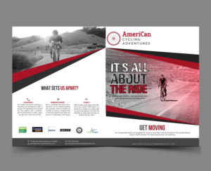 Brochure Design by SAI DESIGNS for AmeriCan Cycling Adventures  | Design #19356755