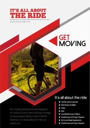 Brochure Design by Muzaffar Nawaz Sial for AmeriCan Cycling Adventures  | Design #19396740