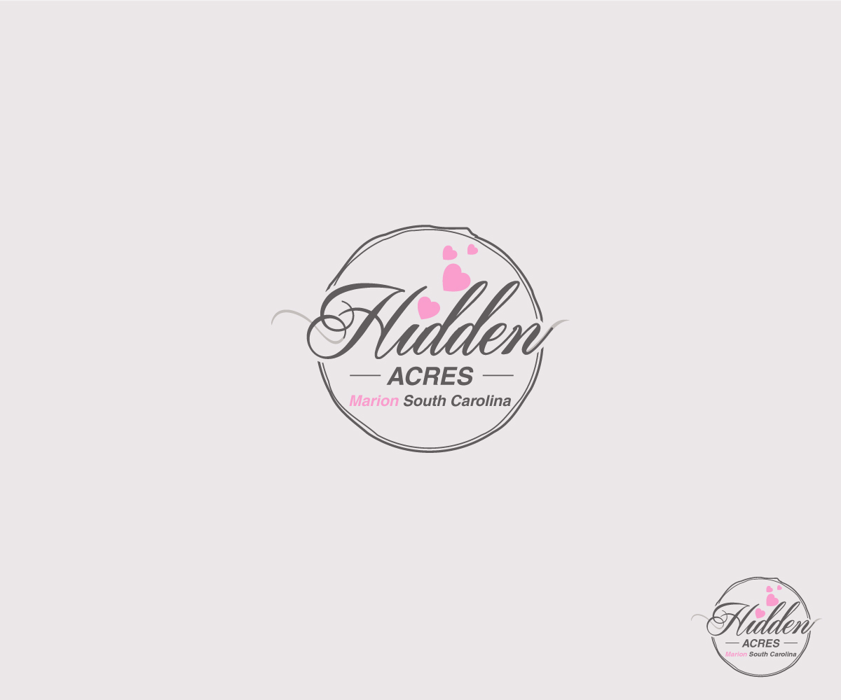 Logo-Design von volebaba für Hidden Acres | Design #19342119