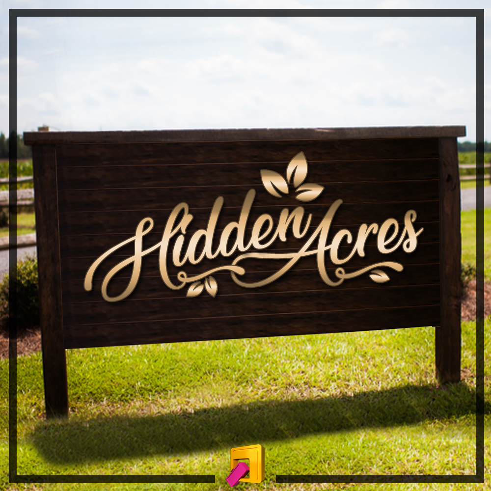 Diseño de Logo por Sergio Medina para Hidden Acres | Diseño #19334584