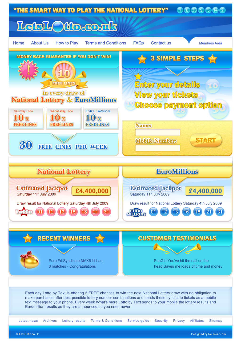 Web Design by Relax-Art for Marketing Craze | Design #57693