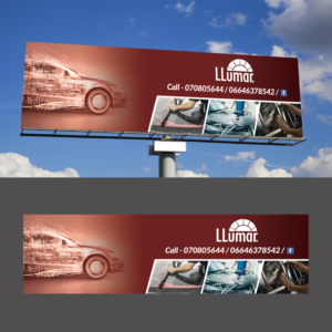 Billboard for Window Tinting, Paint Protection & CAR Wrapping.  | Werbetafel-Design von Schöpfer