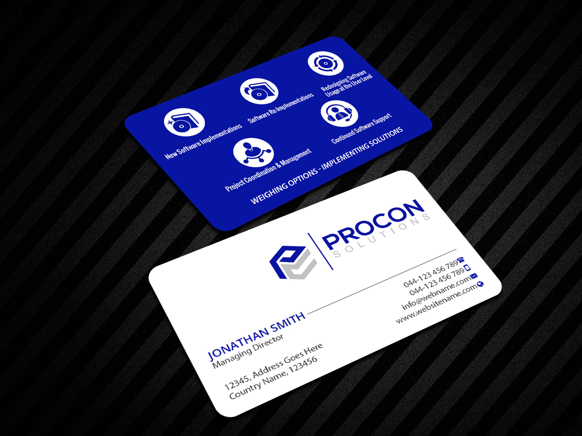 Business Card Design by Creations Box 2015 for this project | Design #19352641