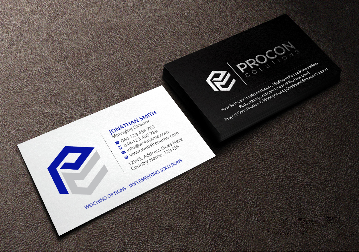 Business Card Design by Creations Box 2015 for this project | Design #19358273