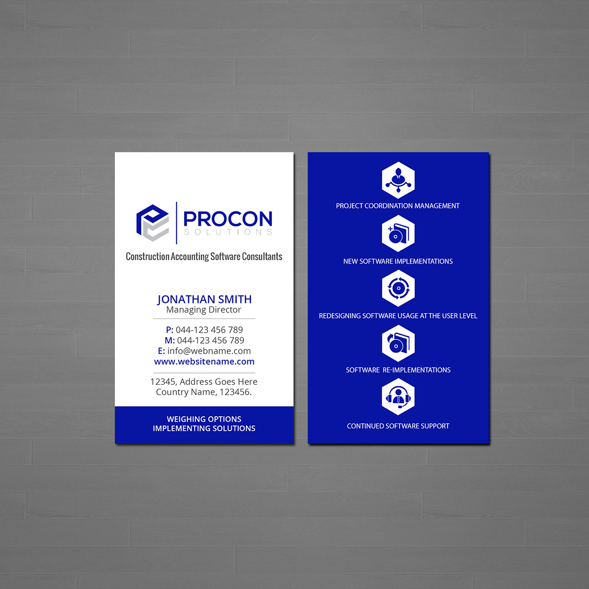 Business Card Design by Creations Box 2015 for this project | Design #19358279