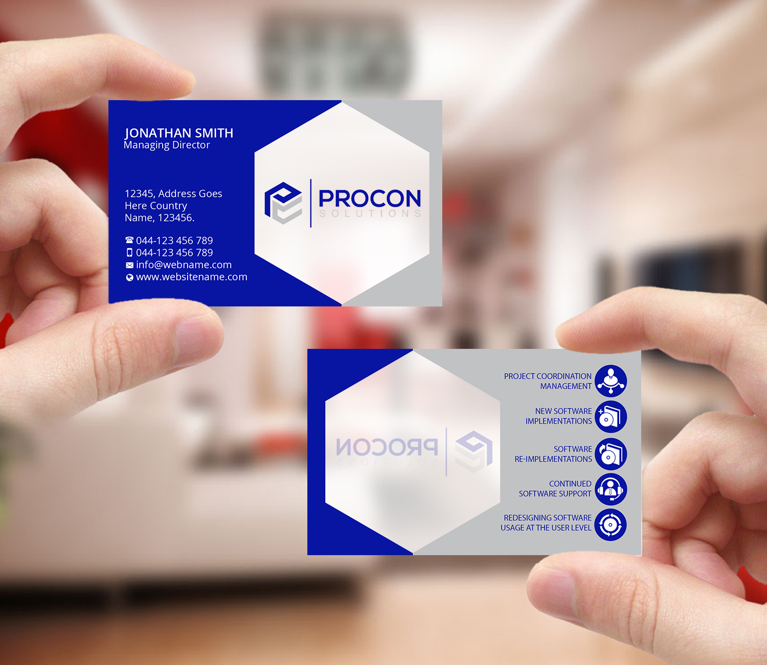 Business Card Design by Creations Box 2015 for this project | Design #19358296