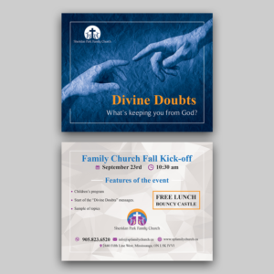 Flyer Design by debdesign for Sheridan Park Family Church | Design #19382266