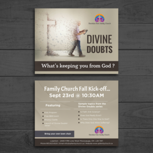 Flyer-Design von debdesign für Sheridan Park Family Church | Design: #19415250