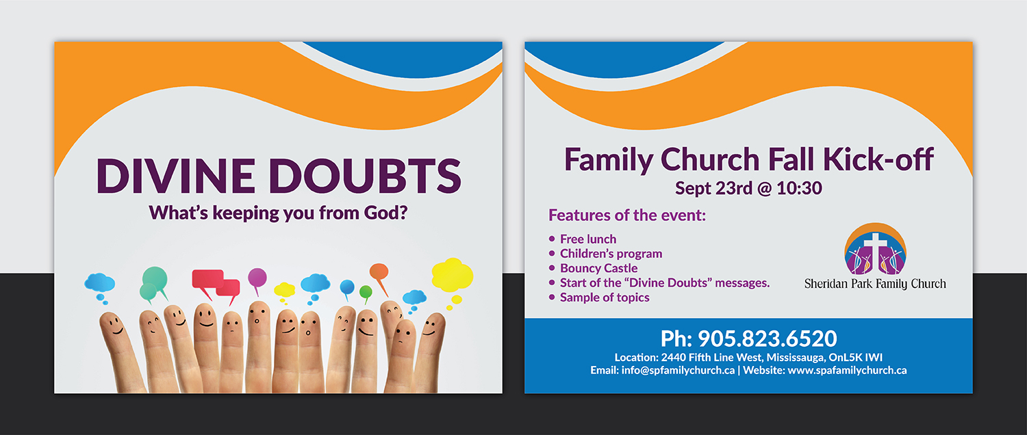 Design de Flyer par Deziners Zone pour Sheridan Park Family Church | Design #19377381