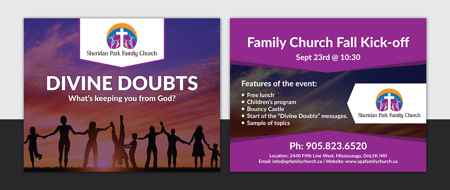 Design de Flyer par Deziners Zone pour Sheridan Park Family Church | Design #19377383