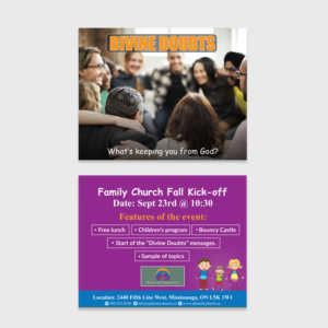 Flyer Design by Pd Work for Sheridan Park Family Church | Design #19388774
