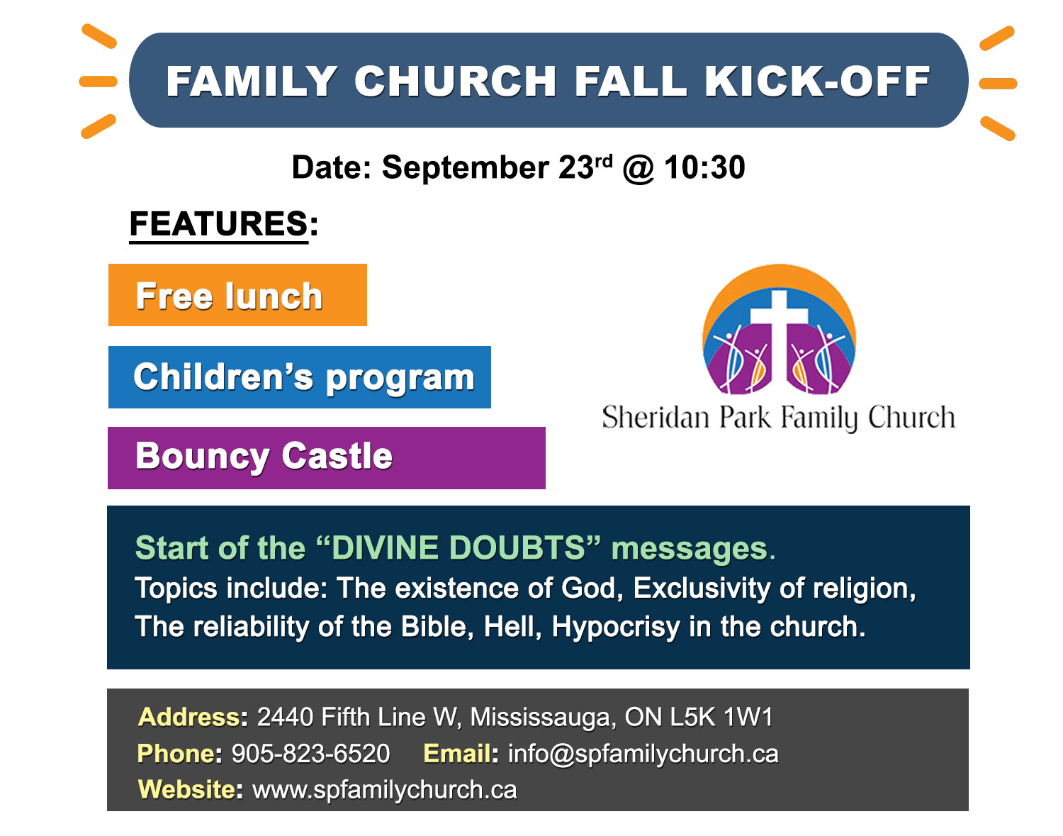 Design de Flyer par DesignNY pour Sheridan Park Family Church | Design #19380882
