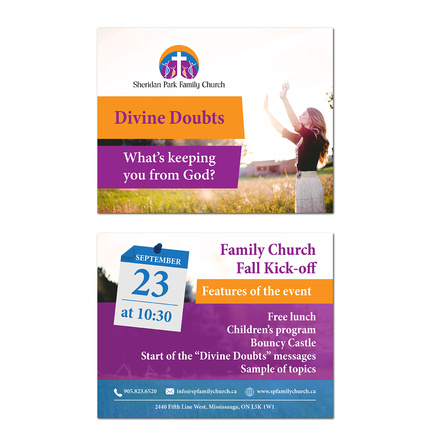 Diseño de Flyer por sp3l4 para Sheridan Park Family Church | Diseño #19347887